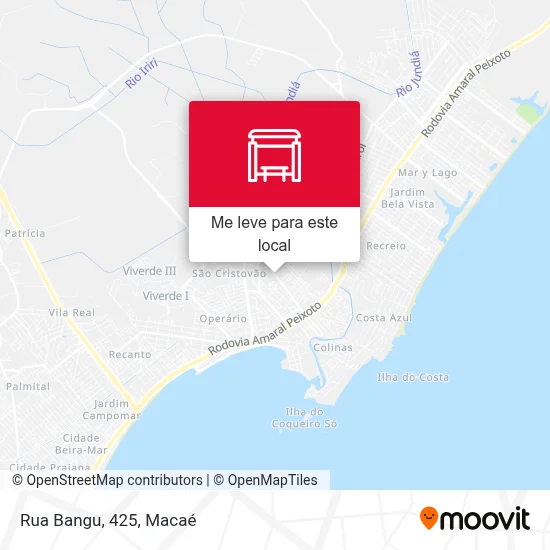 Rua Bangu, 425 mapa