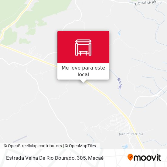Estrada Velha De Rio Dourado, 305 mapa