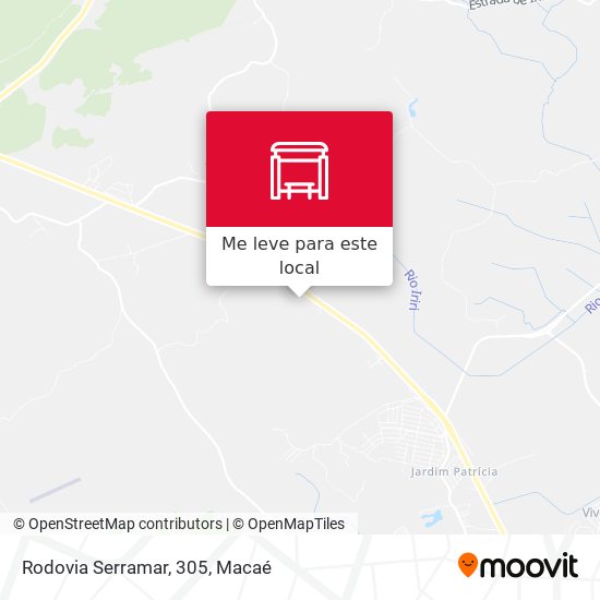 Rodovia Serramar, 305 mapa