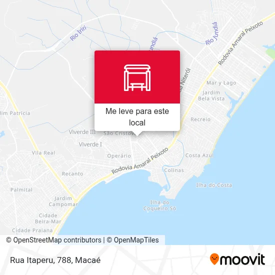 Rua Itaperu, 788 mapa