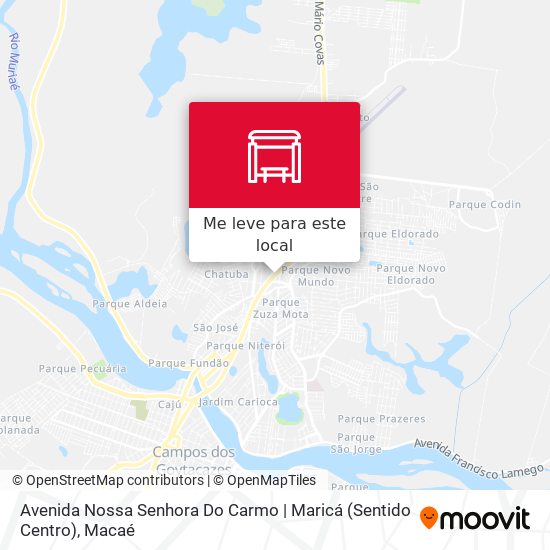 Avenida Nossa Senhora Do Carmo | Maricá (Sentido Centro) mapa