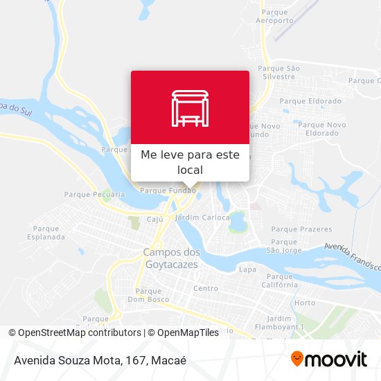 Avenida Souza Mota, 167 mapa