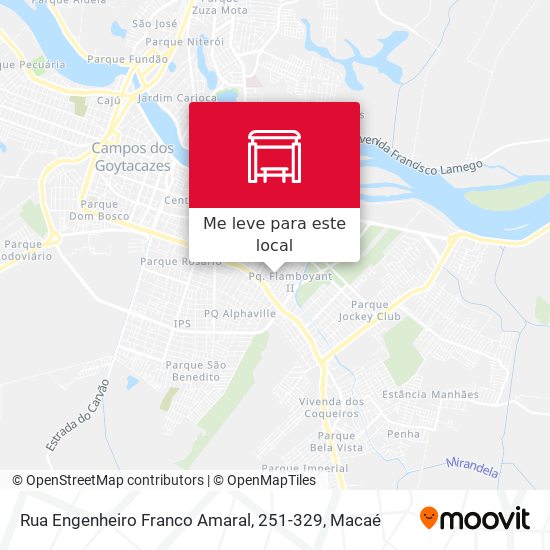 Rua Engenheiro Franco Amaral, 251-329 mapa