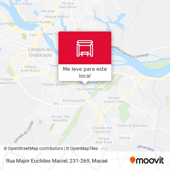 Rua Major Euclídes Maciel, 231-269 mapa