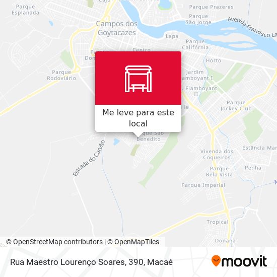 Rua Maestro Lourenço Soares, 390 mapa
