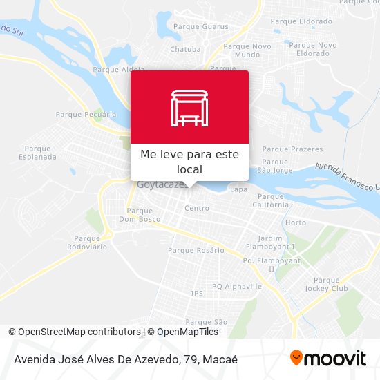Avenida José Alves De Azevedo, 79 mapa