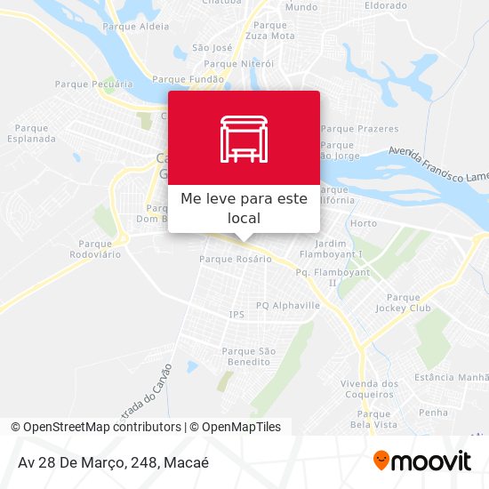Av 28 De Março, 248 mapa