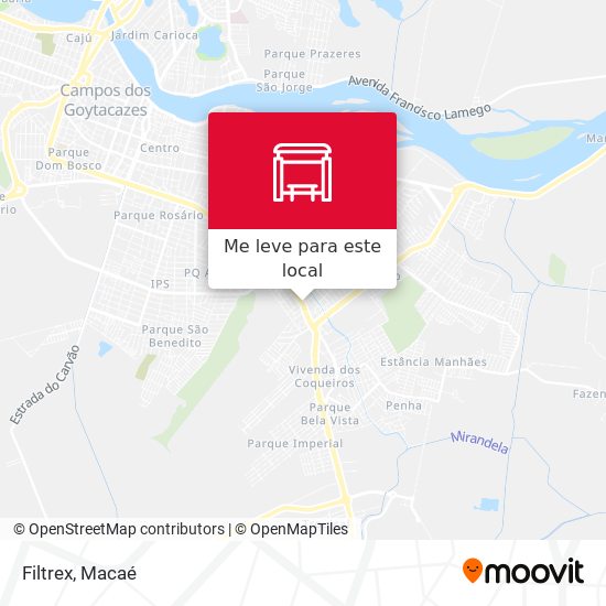Filtrex mapa