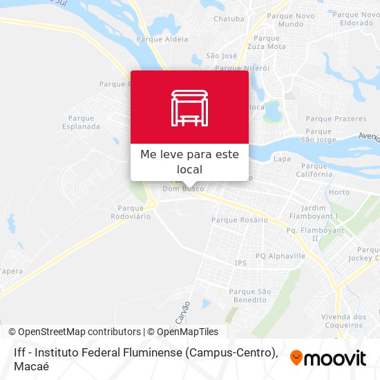 Iff - Instituto Federal Fluminense (Campus-Centro) mapa