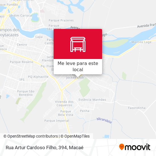 Rua Artur Cardoso Filho, 394 mapa