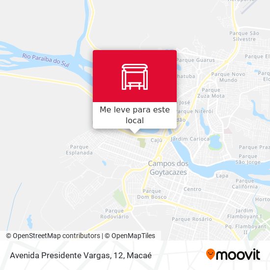 Avenida Presidente Vargas, 12 mapa