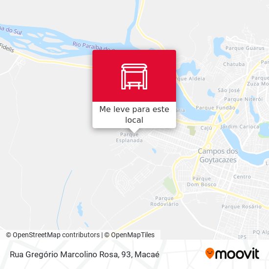 Rua Gregório Marcolino Rosa, 93 mapa