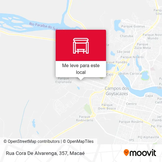 Rua Cora De Alvarenga, 357 mapa