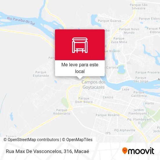 Rua Max De Vasconcelos, 316 mapa