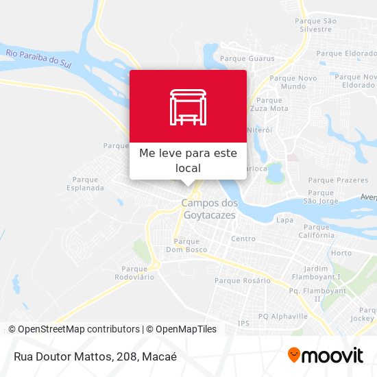 Rua Doutor Mattos, 208 mapa