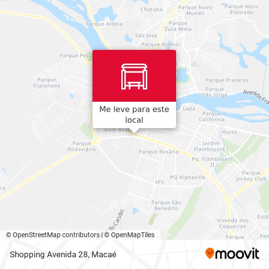 Shopping Avenida 28 mapa