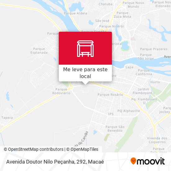 Avenida Doutor Nilo Peçanha, 292 mapa