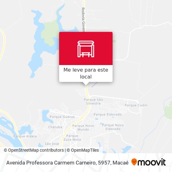 Avenida Professora Carmem Carneiro, 5957 mapa