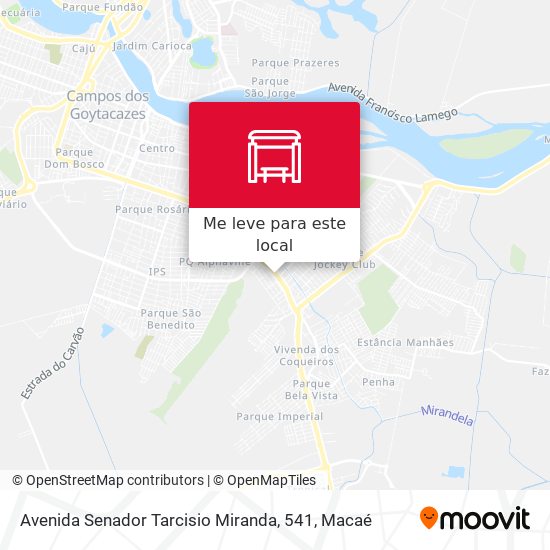 Avenida Senador Tarcisio Miranda, 541 mapa