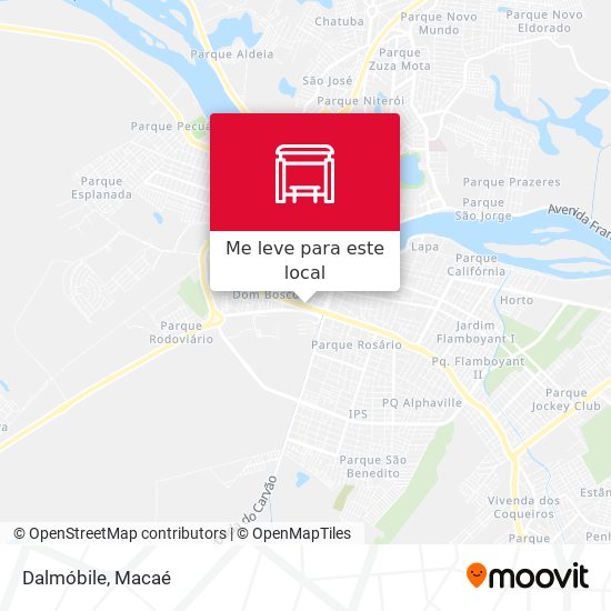 Dalmóbile mapa
