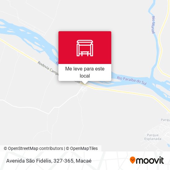 Avenida São Fidélis, 327-365 mapa