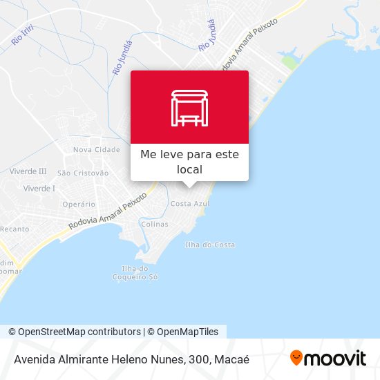 Avenida Almirante Heleno Nunes, 300 mapa