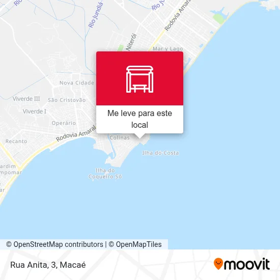 Rua Anita, 3 mapa