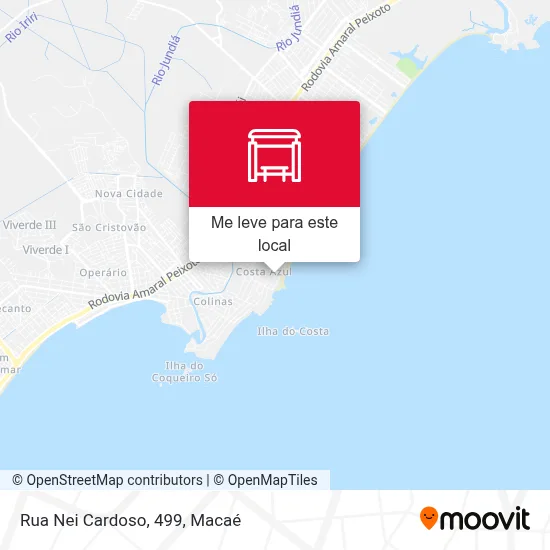 Rua Nei Cardoso, 499 mapa