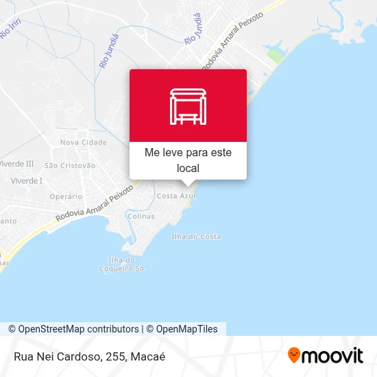 Rua Nei Cardoso, 255 mapa