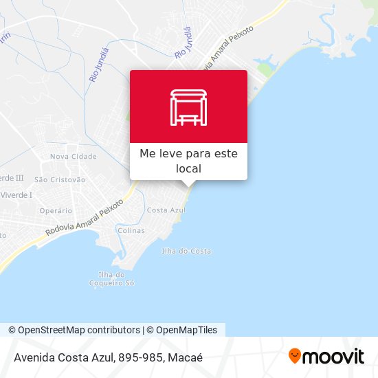 Avenida Costa Azul, 895-985 mapa