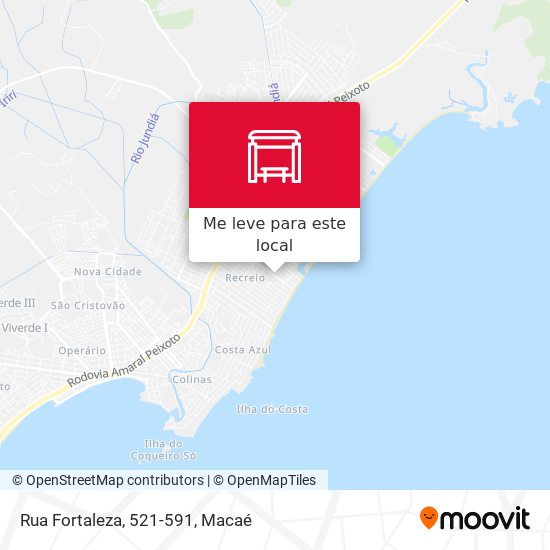 Rua Fortaleza, 521-591 mapa