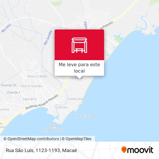 Rua São Luís, 1123-1193 mapa
