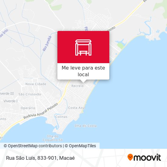 Rua São Luís, 833-901 mapa