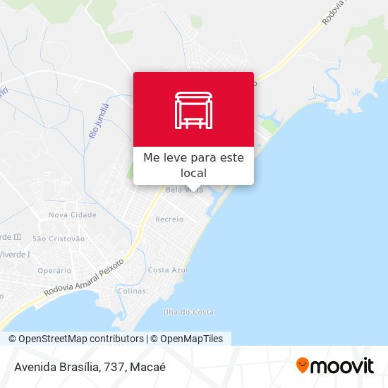 Avenida Brasília, 737 mapa