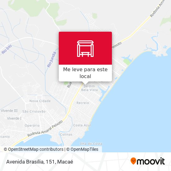 Avenida Brasília, 151 mapa