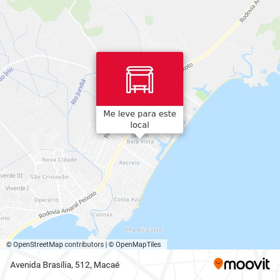 Avenida Brasília, 512 mapa