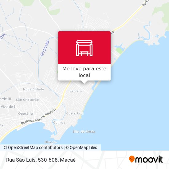 Rua São Luís, 530-608 mapa