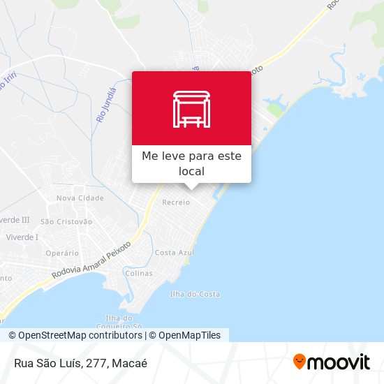 Rua São Luís, 277 mapa
