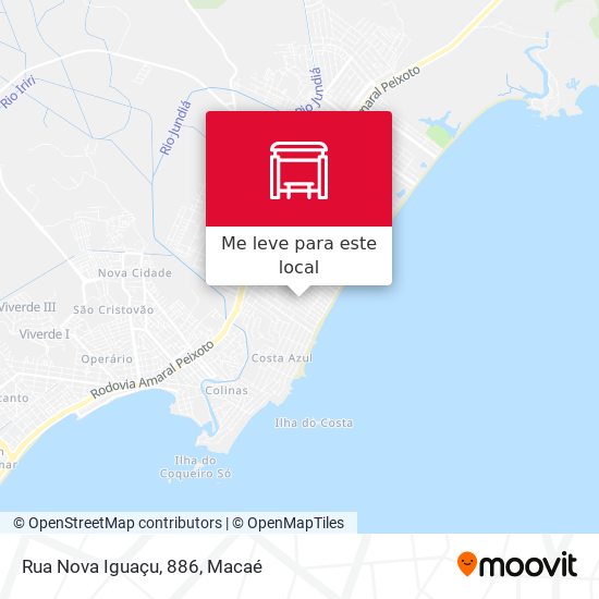 Rua Nova Iguaçu, 886 mapa