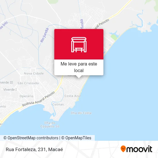 Rua Fortaleza, 231 mapa