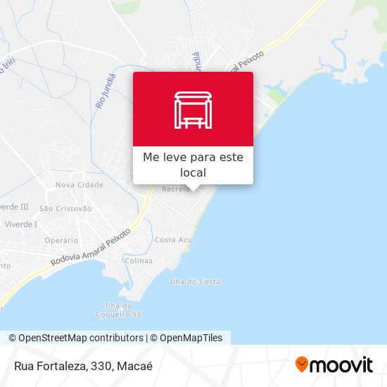 Rua Fortaleza, 330 mapa