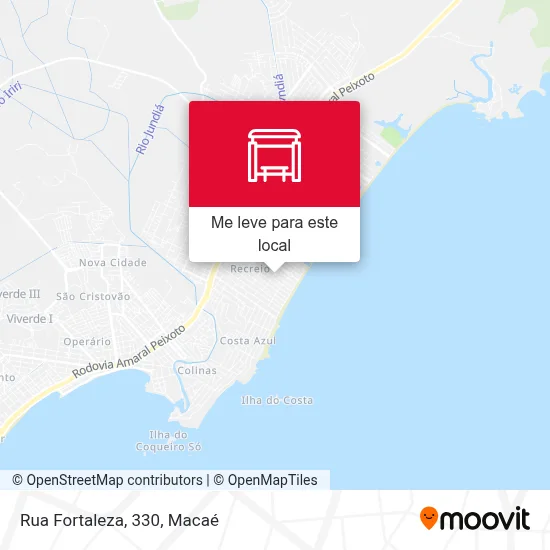 Rua Fortaleza, 330 mapa