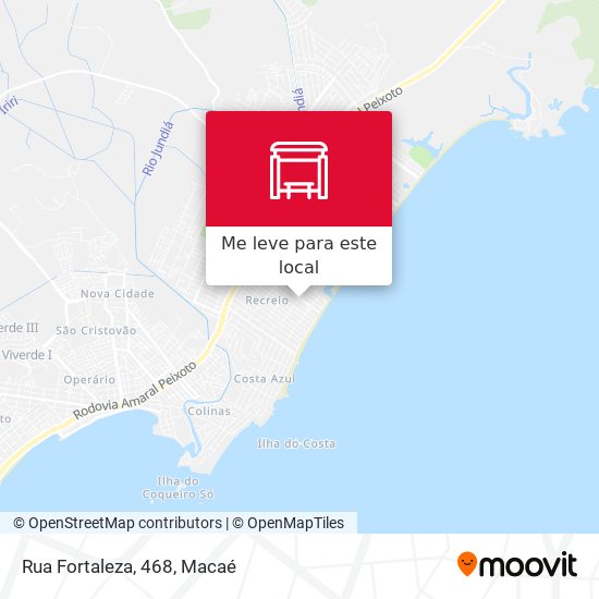 Rua Fortaleza, 468 mapa