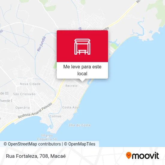 Rua Fortaleza, 708 mapa