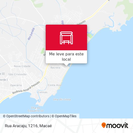 Rua Aracaju, 1216 mapa