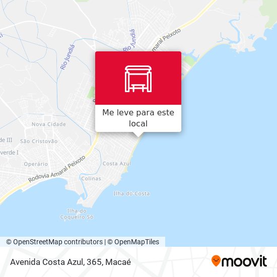 Avenida Costa Azul, 365 mapa