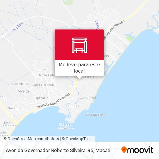 Avenida Governador Roberto Silveira, 95 mapa