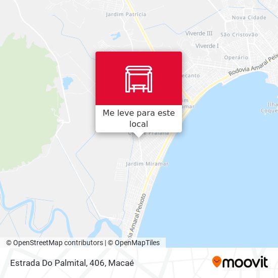 Estrada Do Palmital, 406 mapa