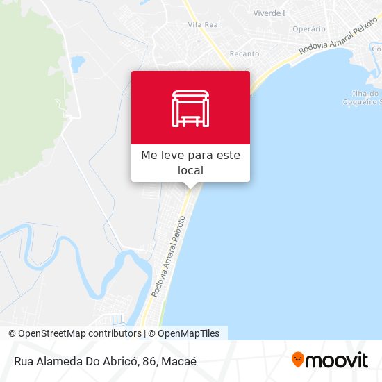 Rua Alameda Do Abricó, 86 mapa