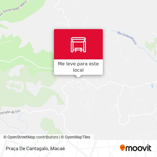 Praça De Cantagalo mapa
